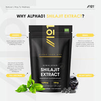 ALPHA01 Shilajit Extract 6000mg - 60% Fulvic Acid (180mg) - 90 Vegan Capsules - Himilayan Shilajit Resin (3 Months Supply) - Resealable and Recyclable Pouch - by Alpha01