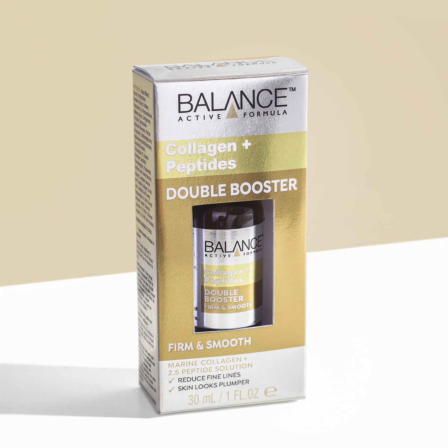 Balance Active Formula Superbooster Skin Heroes Set (2% Hyaluronic & Triple Ceramides, Vitamin C 12% & Collagen & Multi-Peptides Serums) - Dermatologically Tested. Suitable for all Skin Types.
