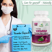 Ayushya Vasaka (Adulsa) Capsule, 60 Capsules, Natural