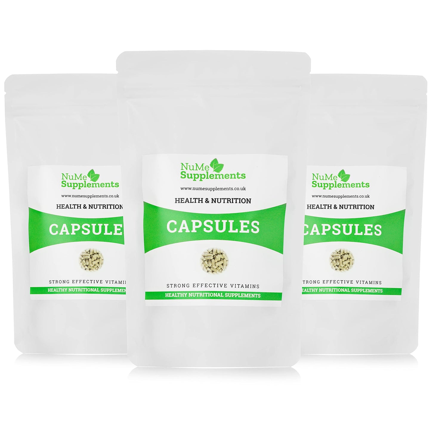 NuME Supplements Vegan Irish Sea Moss, Burdock Root and Bladderwrack Capsules - 60 Capsules - 2 Months Supply - UK Made - GMP & HACCP Approved