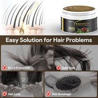 Ingbear Batana Oil, Natural Organic Hair Oil Repairs Damaged Hair, Prevents Hair Loss and Enhances Hair Thickness for Men & Women 4oz