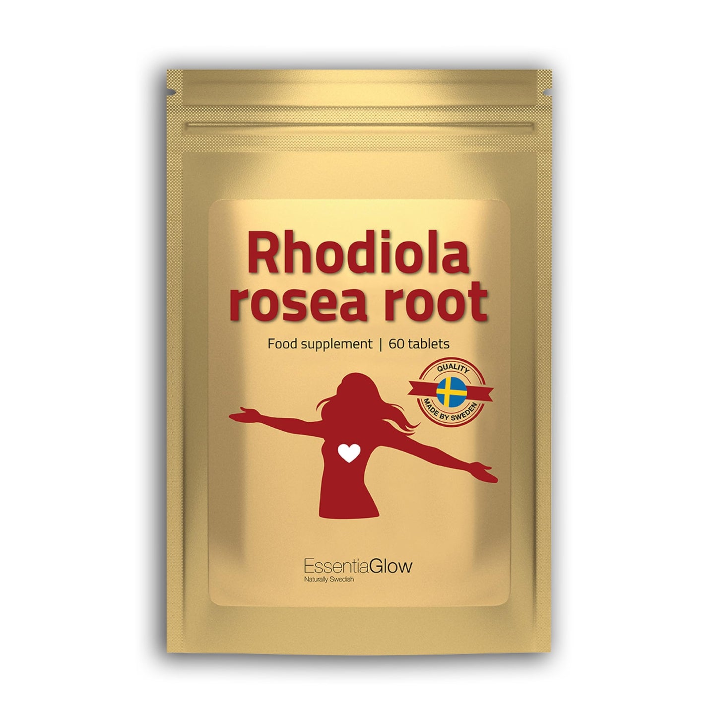 60 Rhodiola Rosea Tablets High Strength | 1,000mg per Serving | Natural Adaptogen for Stress Relief, Clarity & Focus | 1 Month's Supply | Vegan Friendly | 60 Tablets