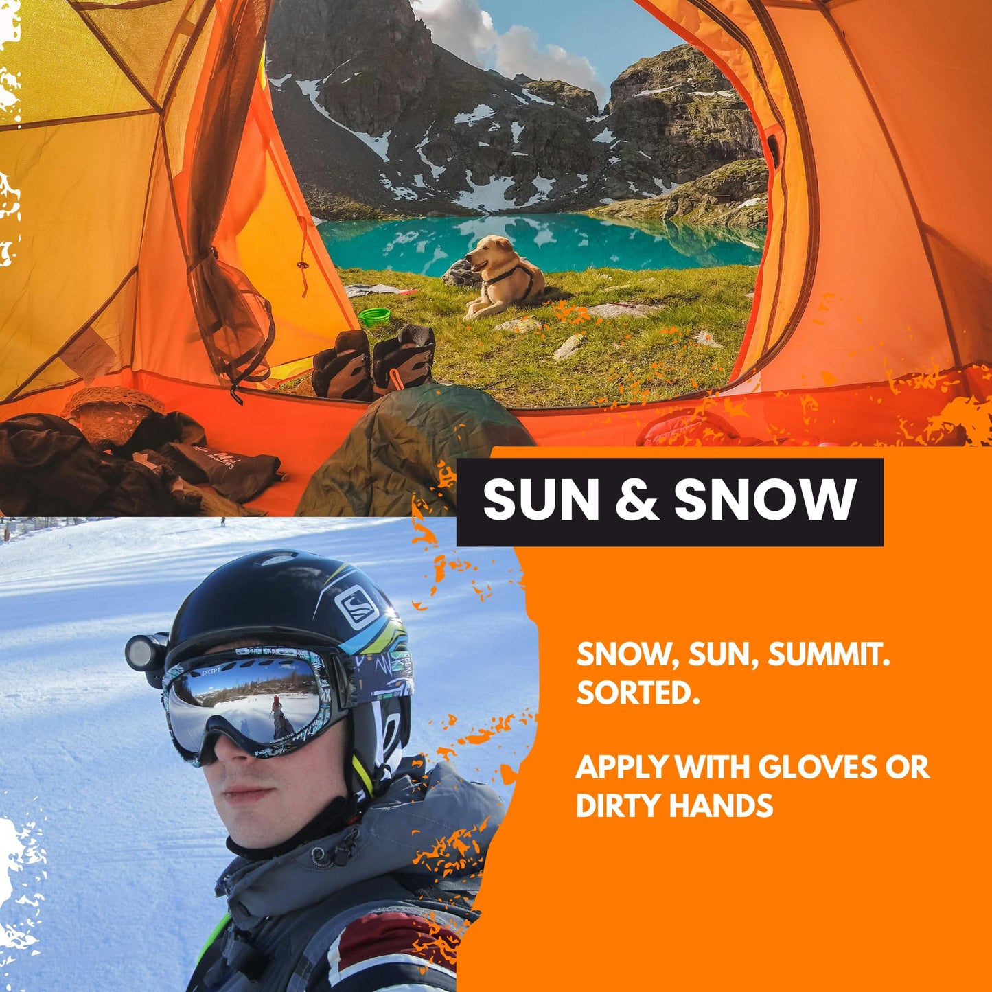 TRAIL HEAD Adventure Sun Stick SPF 50 High Performance Mineral Zinc Sunscreen Face & Lips