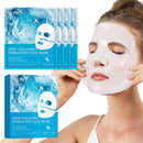 CLFJLXYX Collagen Face Mask with Deep Hydration,Bio Collagen Face Mask,Collagen Mask Overnight, Moisturizing and Water-Locking Properties, Brightens Skin Tone,Anti-aging Effect and Minimizes Pores-4 Pack