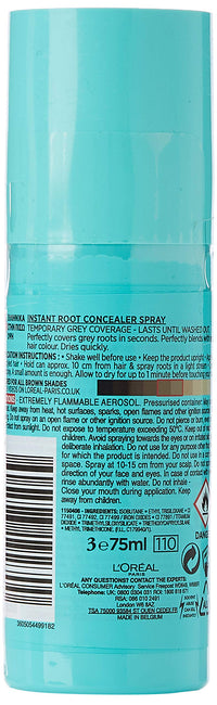 L'ORÉAL L'Oreal Paris Magic Retouch Instant Root Touch Up Hair Dye, 75 ml, Brown, Pack of 3