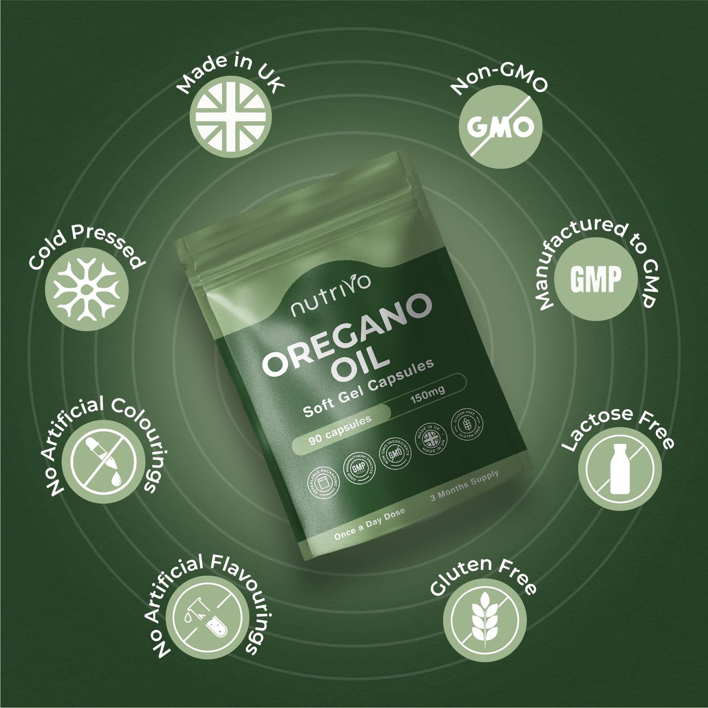 Oregano Oil Soft Gel Capsules