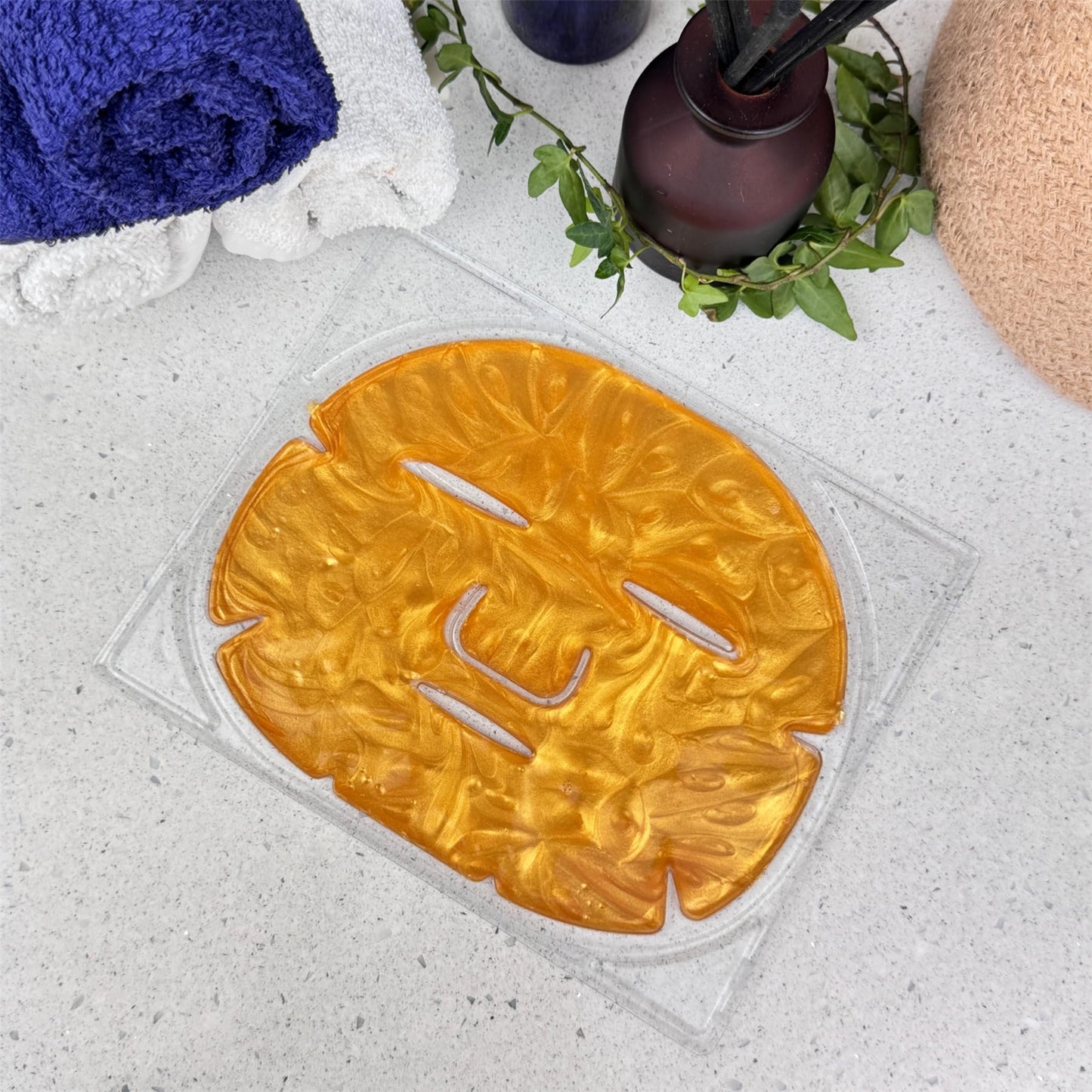 Revitale 24K Gold Face Mask (3 Pack) - Hydrating & Nourishing Sheet with Collagen and Natural Extracts for Radiant, Moisturised Skin
