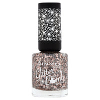 Rimmel London Glitter Nail Polish Top Coat, Disco Diva, 8 ml