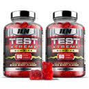 Iron Labs Nutrition Test Xtreme Gummies for Men (120 Gummies - 2 Month Course) - High Strength Booster for Men - Mixed Berry Flavour - Features Maca, Ginseng, Zinc and Selenium - Sugar Free & Vegan Suitable
