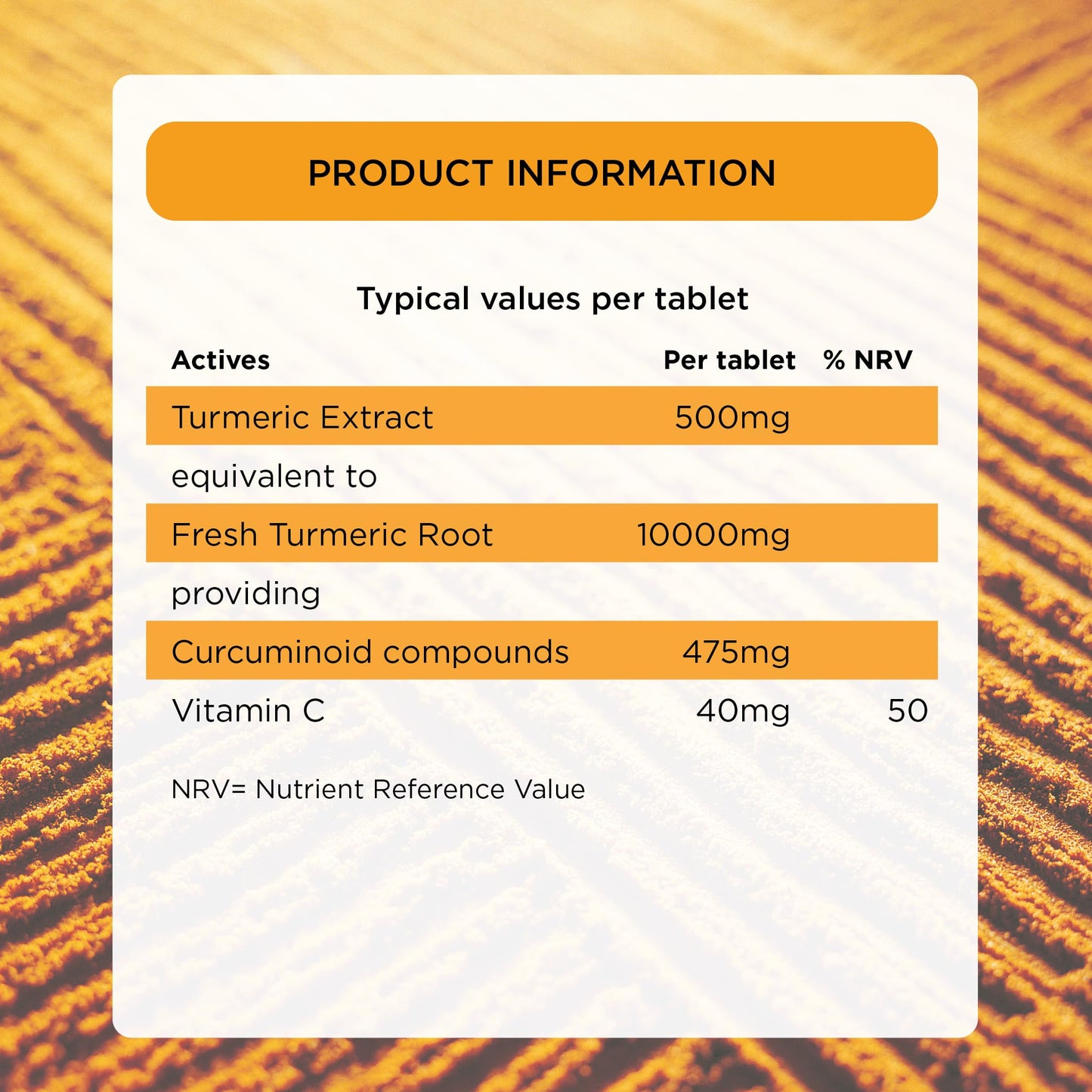 healthspan Healthspan Ayurvedic Turmeric | 60 Tablets | 95% high curcuminoid Content | Added Vitamin C | Supports Joint and Immune Health | Vegan Friendly