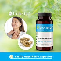 BIOHERBA BLADDERWRACK 400mg, 300 Capsules - Dive into Wellness with Bladder Wrack Powder in caps. Harness The Ocean's Power for Your Vitality