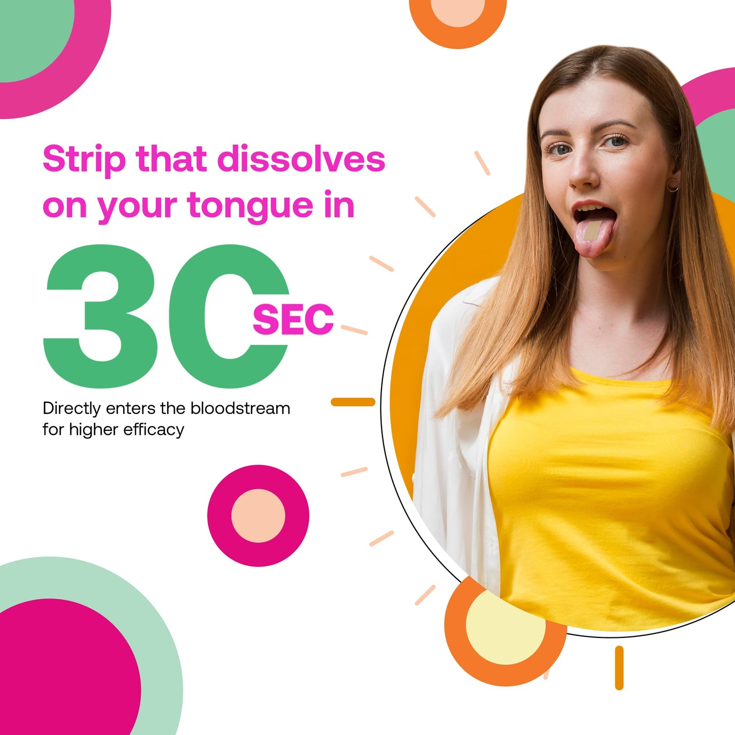 OQO Diso Hapi Tum - Digestive Enzyme Supplements with Probiotics - (Pack of 2) 60 Oral Dissolvable Strips for Gut Health, Vegan, Sugar-Free, Gluten-Free (Berry Blast Flavour)