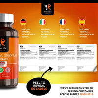 BL Boswellia Serrata Capsules | 120 High Strength Boswellia Extract 5:1 Capsules - 2000mg Boswellia Per Serving | Non-GMO, Gluten & Allergen Free | Manufactured in The UK