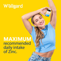 Wellgard Vegan Vitamin C and Zinc - Maximum Recommended Daily Intake of Zinc, Made in UK