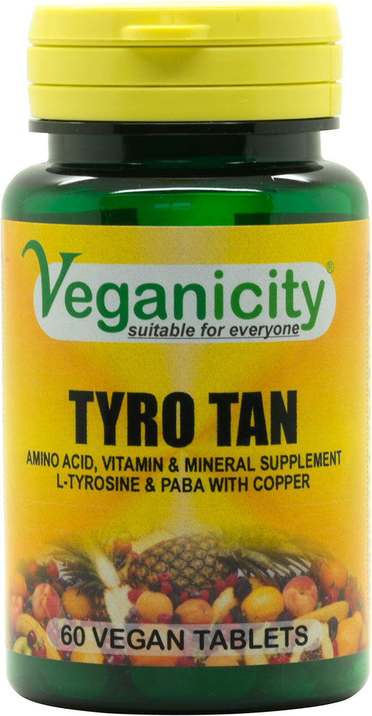 Veganicity Tyro Tan Healthy Tanning Supplement - 60 Tablets