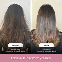 FUL Hyaluronic Acid Hair Serum | Hyaluronic Acid Serum To Tame Frizz, Flyaways and Smooth Hair | Lightweight Leave-In Anti Frizz Hair Serum With Hyaluronic Acid, Panthenol & Glycerine | Made in UK