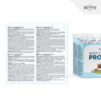 Revive Naturals Multi Collagen Protein Powder Packets - Types I, II, III, V & X - Hydrolyzed Grass Fed Bovine, Wild Caught Fish, & Free-Range Chicken & Eggshell Collagen. Non-GMO, Halal, (10g Each, 40 Packets)