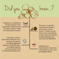 Pure Triphala Powder Organic Vegavero® 1300mg | 180 Capsules (3 Month Supply) | NO Additives, Lab-Tested | Ayurveda Products | Gut Health Supplements & Immune System Booster | Vegan