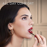 L'Oreal L'Oréal Paris Liquid Lipstick, Intense Colour, Longwear Matte Formula with Hyaluronic Acid, Transfer- and Smudge-Resistant, Infallible Matte Resistance, Shade: 500 Wine Not