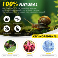 VFjVlVdG Snail Mucin 92% Advanced Cream, Snail Collagen Deep & Intense Hydration Cream - Daily Face Gel Moisturizer for Dry Skin, Sensitive Skin (100g)
