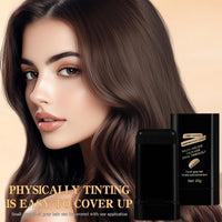 Safe and Convenient Comb Hair Dye Black, Instant Hair Color Stick with Built-in Comb, Root Cover Up Stick for Instant White Coverage,Waterproof Sweat-Proof Portable, Easy Application