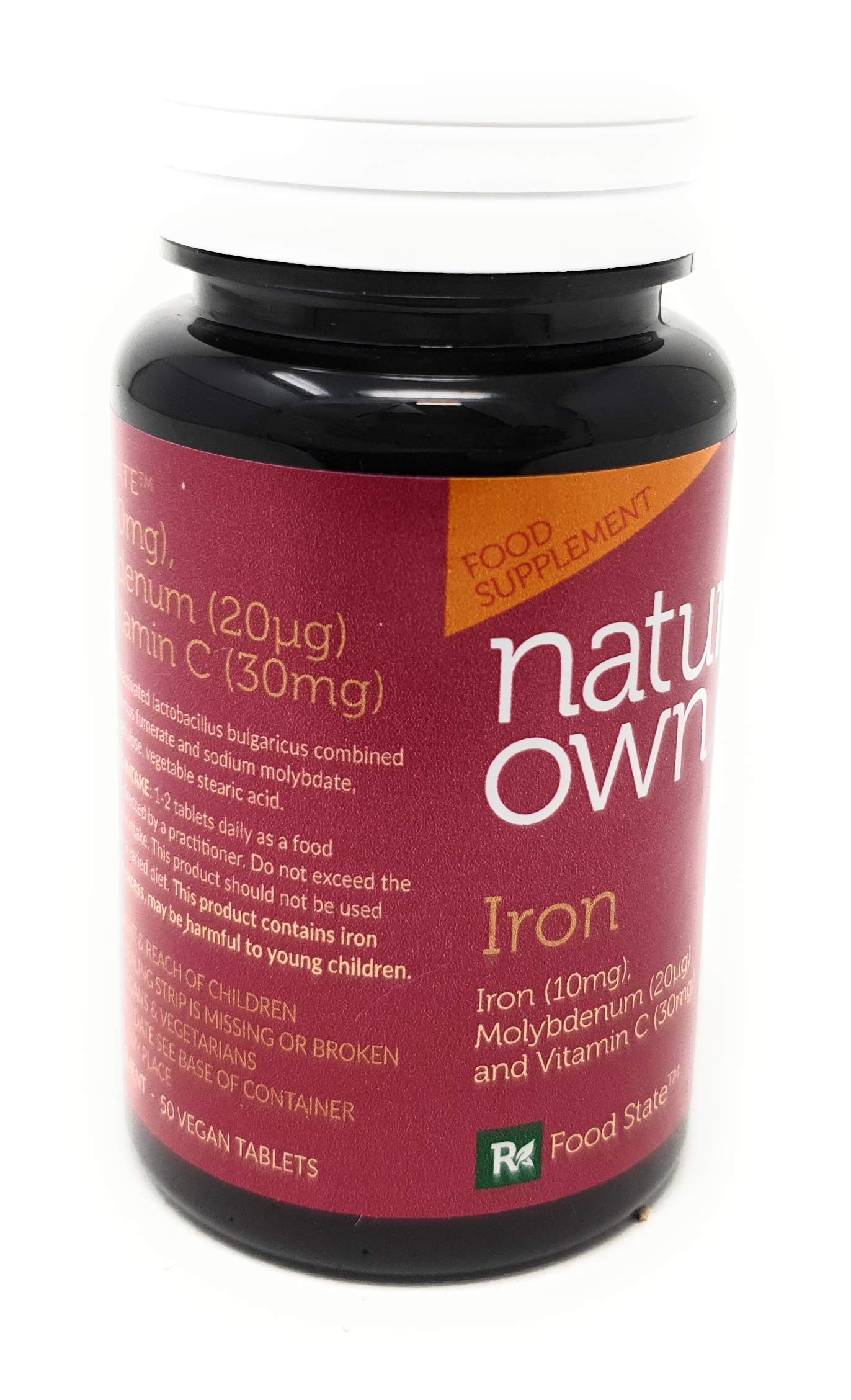 Natures Own Food State Iron Molybdnm 50 Tablets