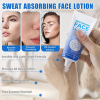 CiLiHai Sweat Absorbing Face Lotion,Antiperspirant Lotion for Face,Prevent Excess Facial Sweating and Facial Shining,Block Sweat and Oily Skin Control,Keeps You Dry,Anti Sweat Cream for Women and Men