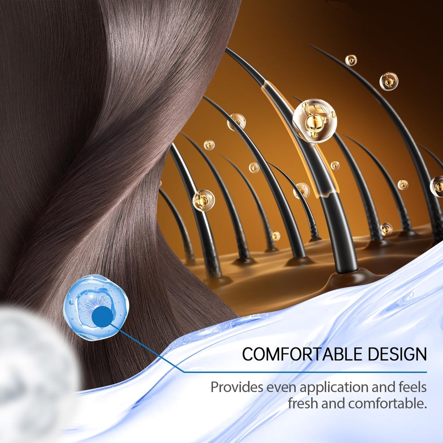 Sca-lp Hair Ampoule,Hair Growth Serum,Cooling Hair Ampoule,Anti Hair Loss Essence,Hair Serum for Hair Loss,Ha-ir Regr-owth Se-rum,Hair Gro-wth Ser-um for Women,Hai-r Grow-th Oil for Men