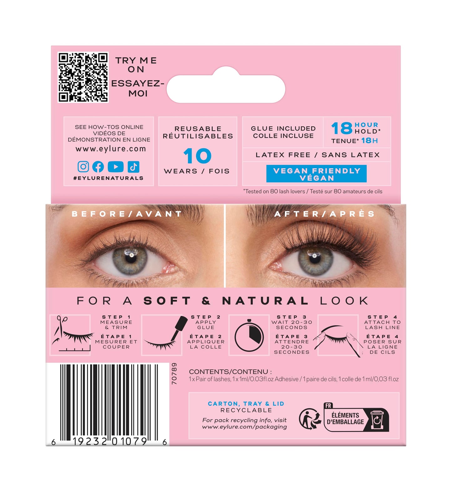 Eylure Naturals No.038 brown-black