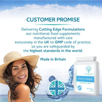 swiss bioenergetics Marine Collagen 600mg 60 Capsules - Highly Bioavailable Naticol® Type 1 Produced by enzymatic hydrolysis ensuring The Highest Levels of oligopeptides with Maximum Purity