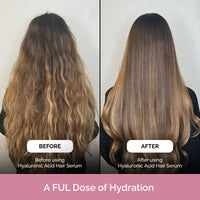 FUL Hyaluronic Acid Hair Serum | Hyaluronic Acid Serum To Tame Frizz, Flyaways and Smooth Hair | Lightweight Leave-In Anti Frizz Hair Serum With Hyaluronic Acid, Panthenol & Glycerine | Made in UK
