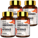 Lumbrokinase Supplement 100mg │ Maximum Activity - 1,000,000 LKU │ Lumbrokinase Capsules with Nattokinase 100mg 2000 FU for Blood Circulation and Cardiovascular Health, 240 Capsules