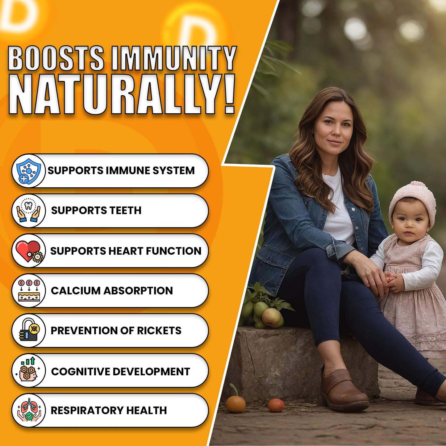 Tresible Baby Vitamins D3 Drops (1 Month Supply) - Breastfeeding Vitamins for Babies to Develop Strong Bones, Muscles & Teeth - Vegan Vitamin D Drops Baby Newborn to 5 Years - 30ml Baby Immune Support