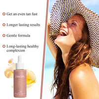 Kighdel Zerias Tanning Drops U Drink,Tanning Drops,Streak-Free Tan Without UV Damage,Enhances Skin Tone with Nourishing Ingredients