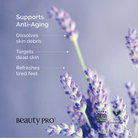 BEAUTYPRO FOOT THERAPY Foot Mask with Collagen, Salicylic Acid & Argan Oil | Packed Full of Natural Ingredients | Intensely Moisturising | Bootie with Removable Toe Tip |