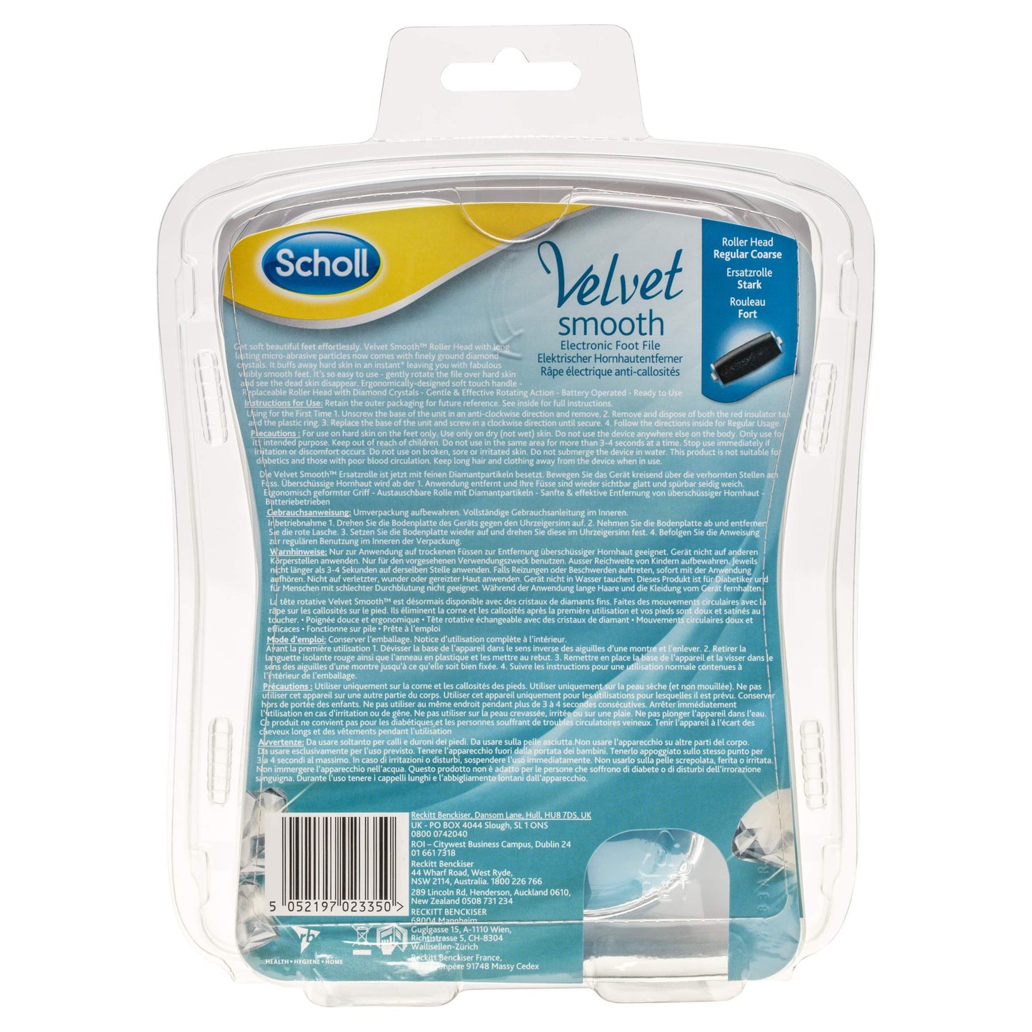 Scholl Velvet Smooth Express Pedi Electronic Foot File Kit