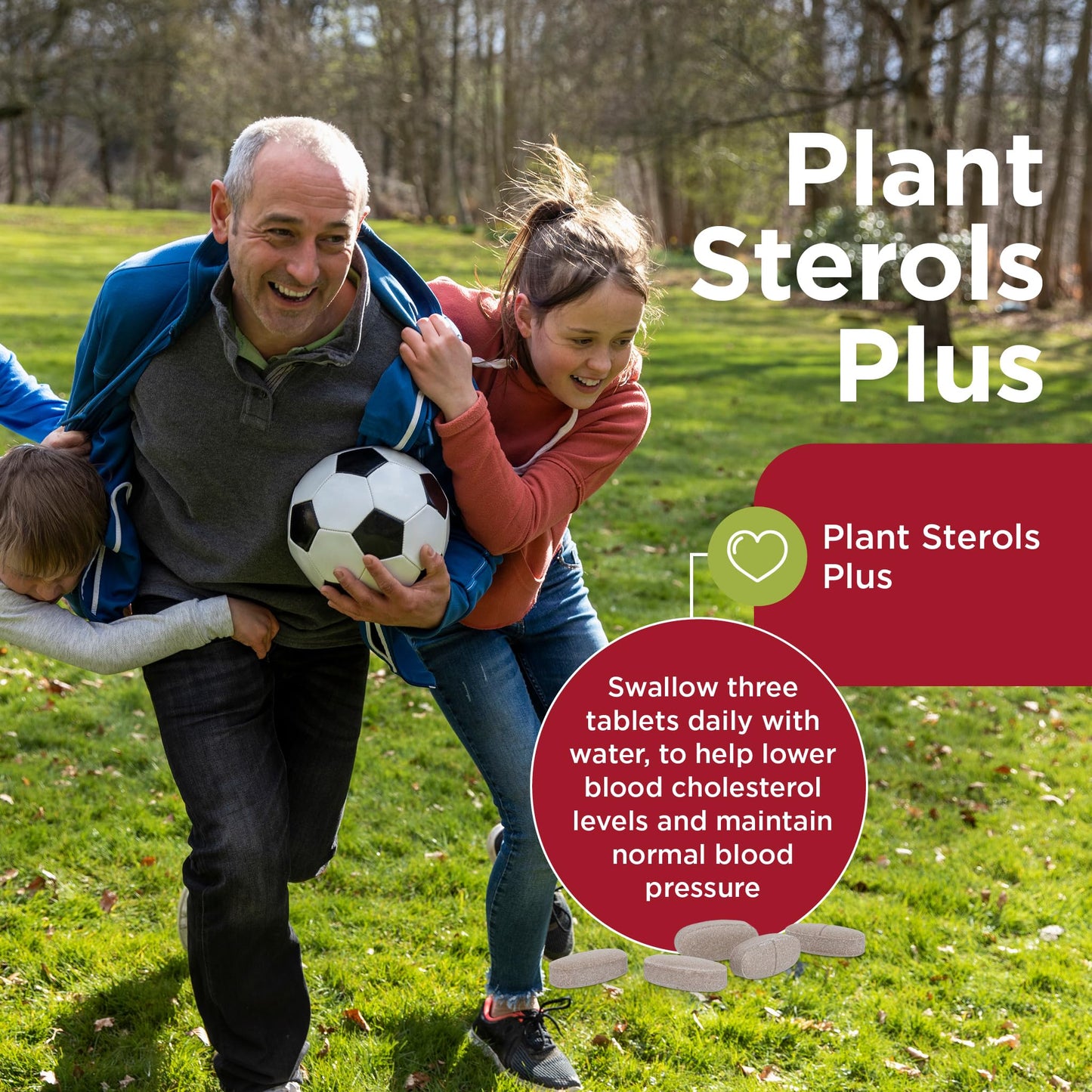 Healthspan Plant Sterols Plus (28 Day Supply) | 2400 mg Plant sterols with Oli-Ola Olive Extract | Added Potassium & Vitamins B1 & B3