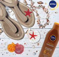 Nivea Sun Carotene SPF 6 Sun Milk, 2 Pack (2 x 200 ml)