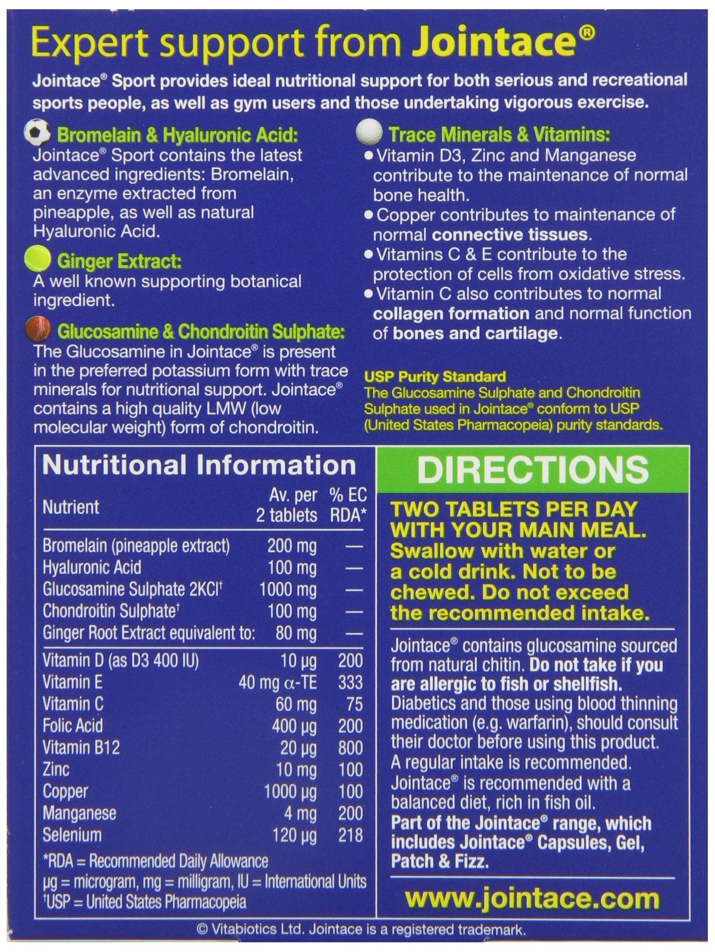 Vitabiotics Jointace Sport - 30 Capsules