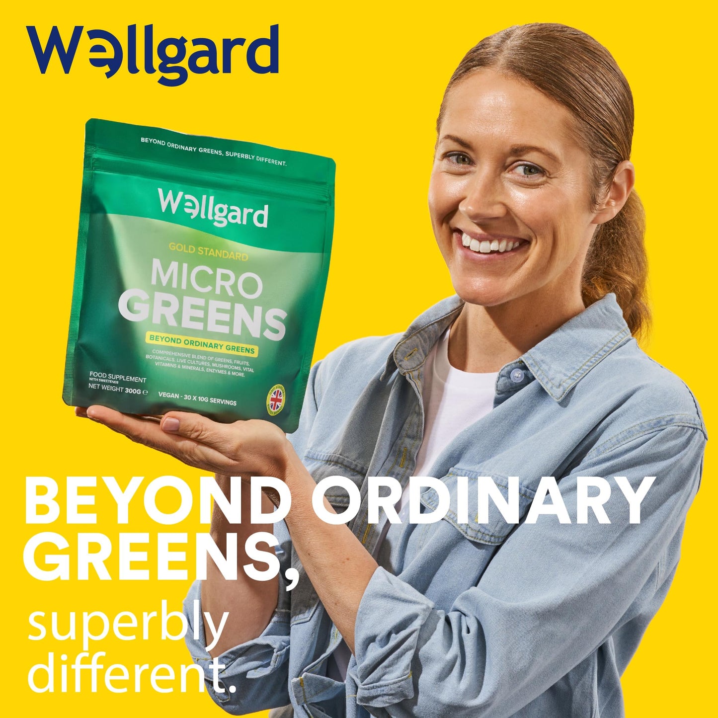 Wellgard Micro Greens 300g – Beyond Ordinary Super Greens, 57 Ingredients, 84 Scientifically Proven Health Benefits