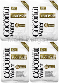 Xpel 4 x Treatment Deep Moisturising Revitalising Coconut Water Foot Pack