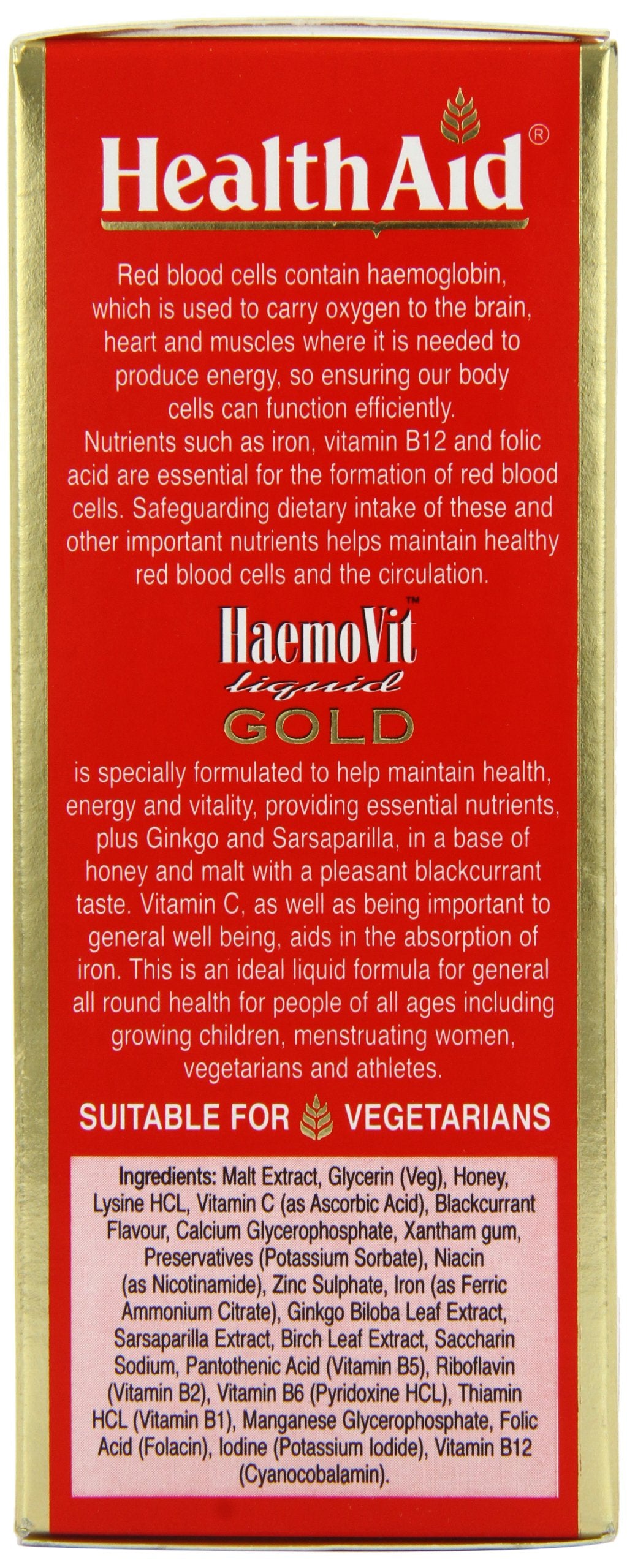 HealthAid Haemovit Gold Tonic Liquid 200ml
