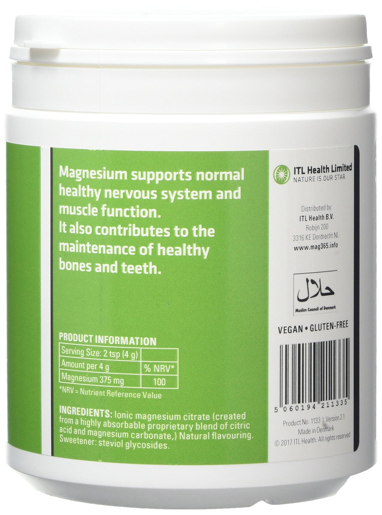 Mag365 MAG365 | ITL Health | Ionic Magnesium Citrate | Healthy Metabolism, Tissue Formation & Bone Development | Develop & Maintain Healthy Teeth, Muscle Function & Heart Health | (Passion Fruit, 300g)