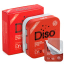 OQO Diso Energy Supplement with Vitamin B12 - (Pack of 2) 60 Oral Dissolvable Strips, Caffeine Helps to Reduce Fatigue, Tiredness & Mood Swings, Vegan, Sugar & Gluten Free