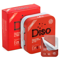 OQO Diso Energy Supplement with Vitamin B12 - (Pack of 2) 60 Oral Dissolvable Strips, Caffeine Helps to Reduce Fatigue, Tiredness & Mood Swings, Vegan, Sugar & Gluten Free