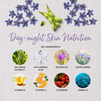 healthspan Healthspan Day-Night Skin Nutrition Supplement | Contains Soy Bean Extract & Omega 3 with Vitamins C & E | Skin Care | Vegetarian (30 Day Supply)