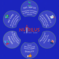 Nutrilus Biotin 60 Natural Strawberry Gummies High Strength 5000mcg per Gummy - One Daily - High Dose Vegan Supplement 5000µg Vitamin B7 - Hair & Skin & Nails