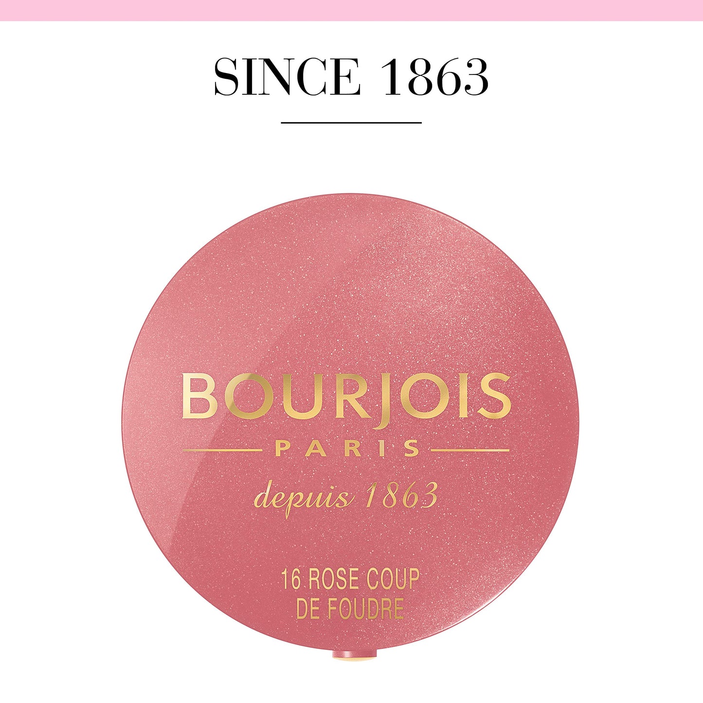 Bourjois Little Round Pot Blusher 16 Rose Coup De Foudre, 2.5g