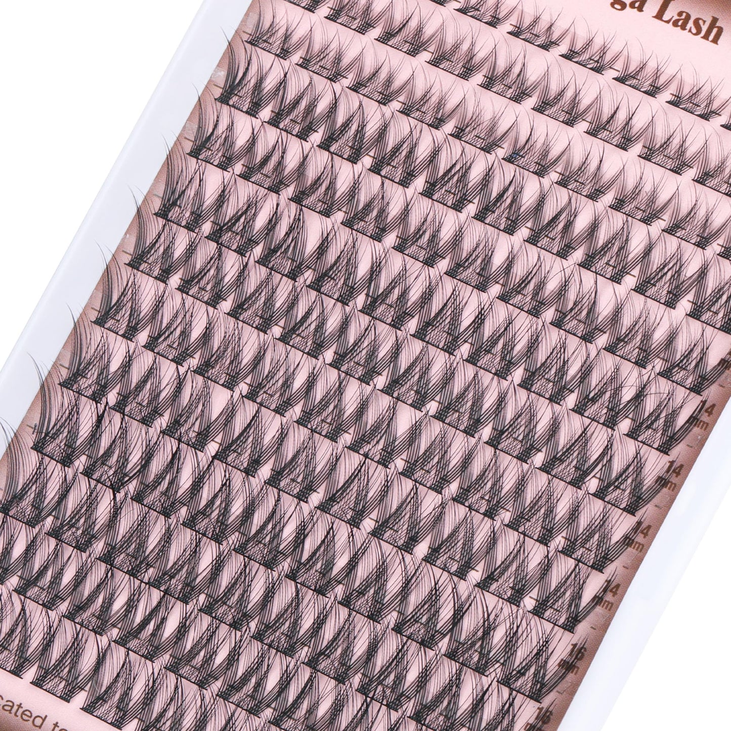 Goddvenus Wispy Cluster Lashes Natural Individual Eyelashes C Curl Lash Clusters DIY Lashes Individual Cluster Cotton Band Eyelash Clusters 130pcs