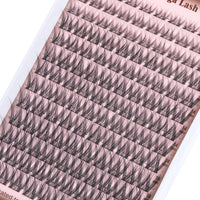 Goddvenus Wispy Cluster Lashes Natural Individual Eyelashes C Curl Lash Clusters DIY Lashes Individual Cluster Cotton Band Eyelash Clusters 130pcs